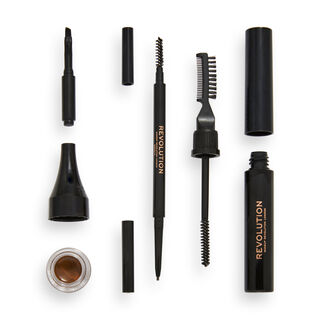 Makeup Revolution Ultra Brow Builder Kit Ash Brown