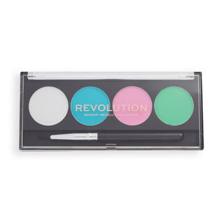 Makeup Revolution Water Activated Graphic Liner Palettes Pastel Dream