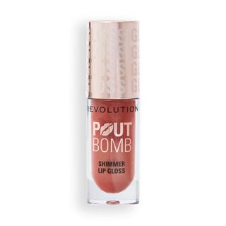 Revolution Pout Bomb Shimmer Gloss Nude Glow