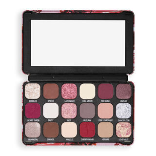 Revolution Forever Flawless Eyeshadow Palette Cherry Rebel Red