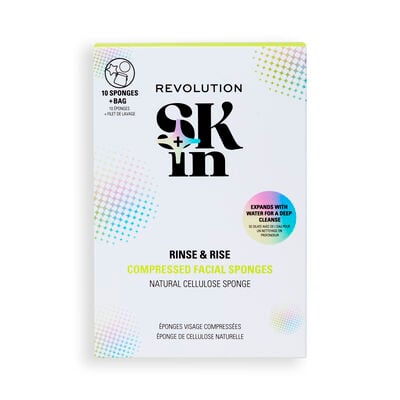 Revolution Skin Rinse & Rise Cellulose Facial Sponges