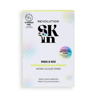 Revolution Skin Rinse & Rise Cellulose Facial Sponges