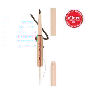 Makeup Revolution Fluffy Brow Filter Duo Dark Brown