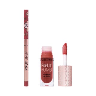Revolution Pout Bomb Gloss & Liner Duo